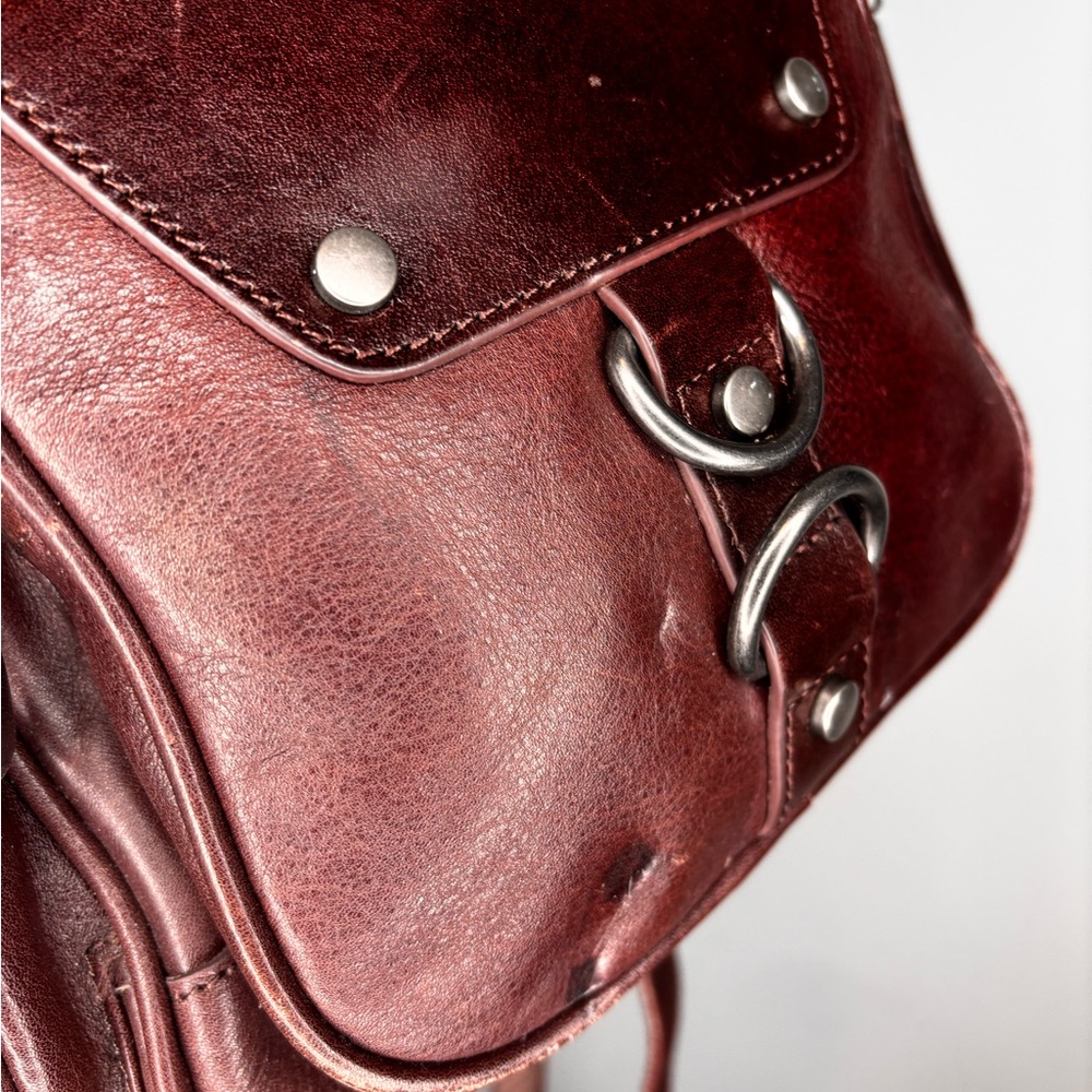 CENUNCO Leather Sling Bag Dark Brown - Picture 4 of 8